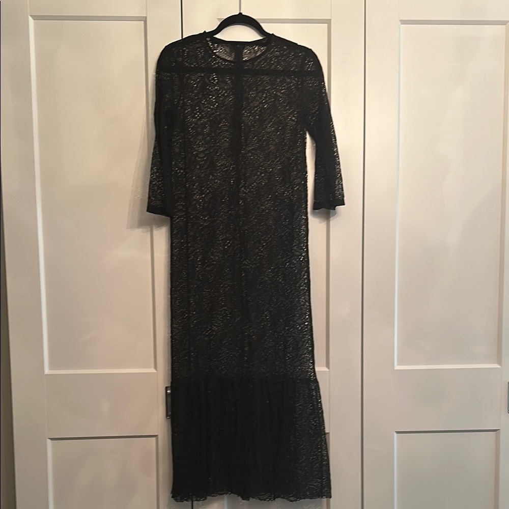 Elegant Black Lace Dress